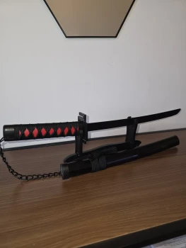 Réplique décorative non tranchante – Mini katana inspiré Ichigo Kurosaki (Bleach)