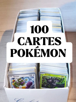 100 cartes Pokémon FR
