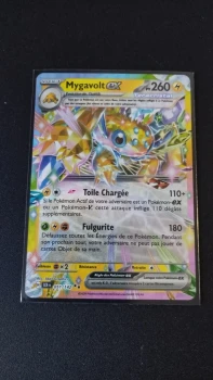 Coffret Pokémon Mygavolt Ex Téracristal - 10 Cartes Collector Françaises | Myboost X Écarlate & Violet 7 Couronne Stellaire - 7