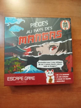 Jeu d'escape game, piège au pays des mangas