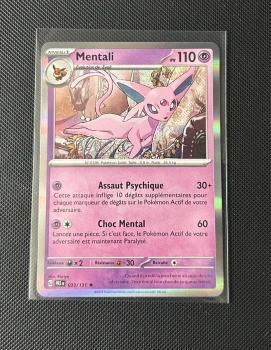 Carte Pokémon - Mentali 33/131 - Holo - Évolution Prismatique