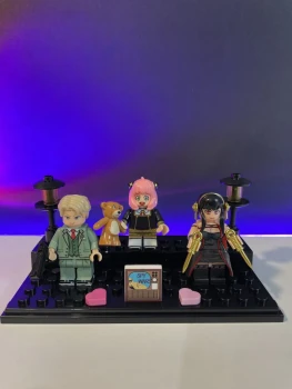 Set lego diorama manga spy family box collector
