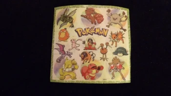 Feuilles de stickers, 'Pokémon Stickers Déco' collection 1999 (1/6)