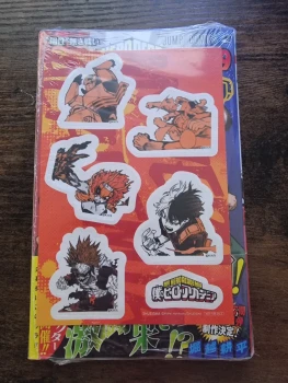 My Hero Academia Tome 39 Japonais + Planche stickers Rouge