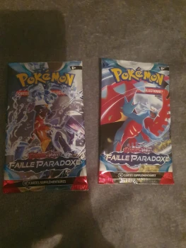 Booster pokemon Faille Paradoxe ouvert