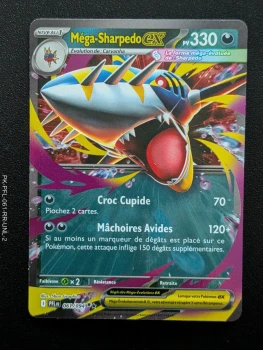 Méga-Sharpedo ex 061/094 UR - ME02 - Flammes Fantasmagoriques (2025)