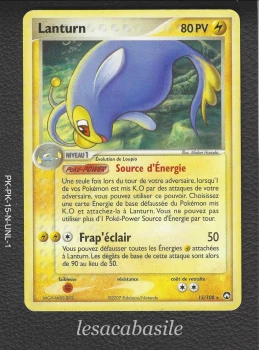 Lanturn 15/108 rare - FR - Ex Gardiens du Pouvoir (2008)