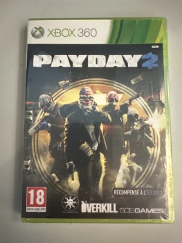 Jeu x360 payday 2 neuf blister