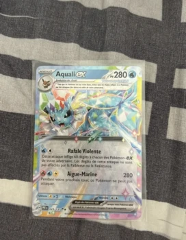 Carte Pokémon Aquali EX