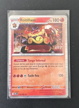 Carte Pokémon - Roitiflam 13/86 - Holo - Flammes Blanches