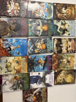 lot de 16 mangas The Promised Neverland