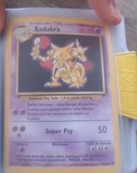 Carte pokémon Kadabra ( 1995)