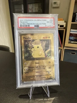 Pikachu PSA 8 - 2021 Celebrations ultra premium collection