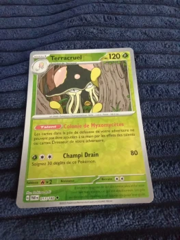 Une carte pokémon à vendre