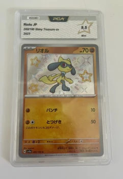 Carte Pokémon RIOLU SHINY 173/091 - Destinées de Paldea - GRADÉE 9.5 [PCA]