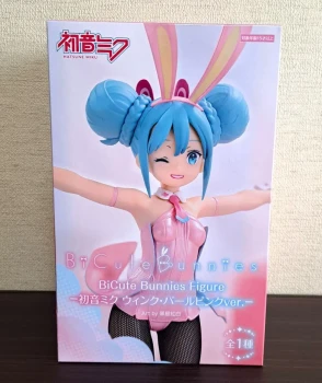 [Neuf] Figurine HATSUNE MIKU - Wink pearl pink ver. BiCute Bunnies Figure FuRyu