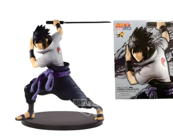 Naruto Shippuden - Figurine Sasuke Uchiha Vibration Stars - banpresto