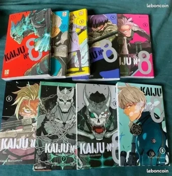 Manga kaiju n.8 9 tomes dont 1 collector