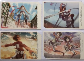 Goodies Manga Seinen L'attaque des titans SNK Carte Collection Pika