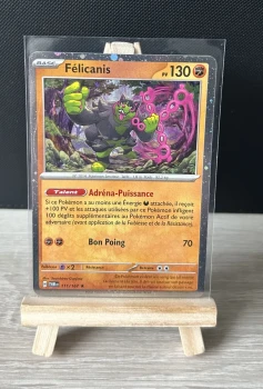 Carte Pokémon - Félicanis 111/167 - Cosmo Holo - Mascarade Crépusculaire