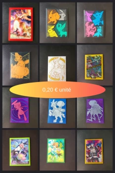 Sleeves Pokémon Officielles neuves : 0,20€ l'unité ou 6,50€ le paquet 🔥