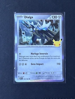Carte Pokémon - Dialga 103/128 - Holo - 30ème Anniversaire