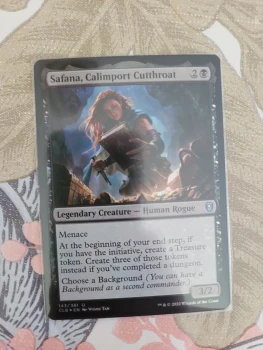 Magic: The Gathering 2022 Safana, Calimport Cutthroat 143 Battle for Baldur's Gate Foil