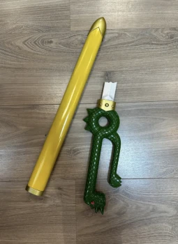 The Seven Deadly Sins – Katana Dragon Handle de Meliodas – 34 cm – Réplique décorative en métal