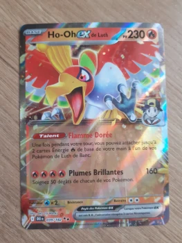 Carte Pokémon Ho-Oh EX de Luth 039/182 EV10 Rivalités destinées - Neuve