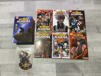 My Hero Academia tomes 1-8 et 10 + figurine