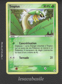Tropius 27/101 rare - FR - Ex Légendes Oubliées (2005)