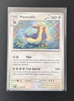 Carte Pokémon - Mastouffe 76/86 - Flammes Blanches