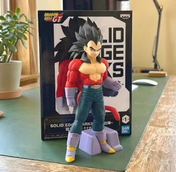 🐉 [NEUF] Dragon Ball GT Figurine Vegeta SSJ4 Solid Edge Works - 19cm