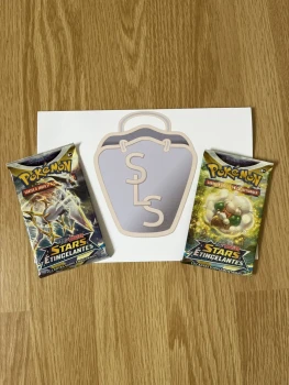 Lot de 2 Boosters Pokémon, Stars Etincelantes EB9, en français