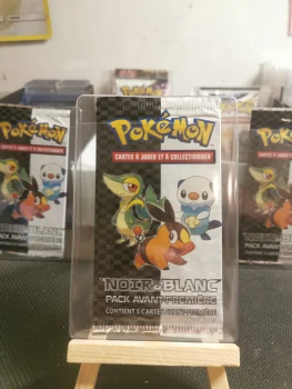 Boosters pokemon noir et blanc avant première pack loisir échantillon fr 5g