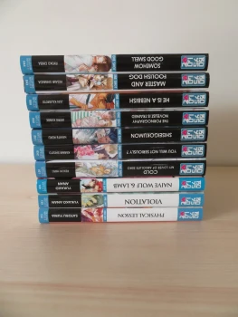 Lot mangas yaoi Boy's Love BL Akira Kanbe Satoru Yuma Yukako Anan