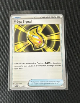 Carte Pokémon - Méga Signal 121/132 - Méga Évolution