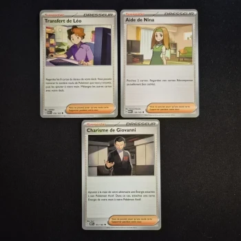 Cartes Pokemon : Trio dresseur - 151
