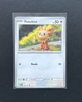 Carte Pokémon - Ponchiot 170/197 - Flammes Obsidiennes