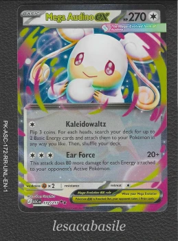 Mega Audino ex 172/217 RR - EN - ME2.5 - Héros Transcendants (2026)