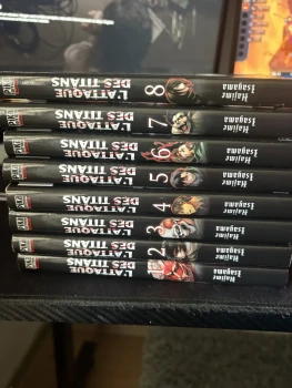 Mangas l’attaque des titans tome 1 a 8