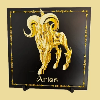 Saint Seiya – Armure du Bélier | Portrait décoratif impression 3D | Chevaliers du Zodiaque