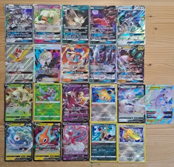 Lot 21 cartes Pokémon Ultra rare Fr officielle