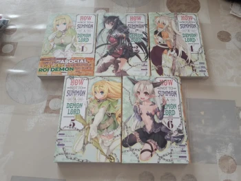 Lot 5 mangas - how to not summon a demon lord - tomes 1, 2, 4, 5 et 6