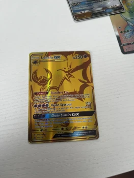 Carte Pokémon Lunala GX Gold Rare - 172/156 - Ultra Prisma - FR