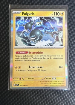 Carte Pokémon - Fulguris 70/197 - Holo - Flammes Obsidiennes