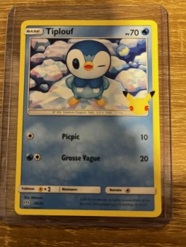 Carte promo McDo Pokémon Tiplouf 20/25