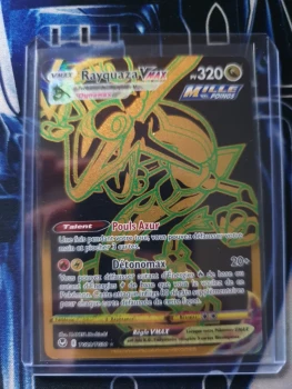 Pokemon Rayquaza Vmax Black Gold TG29/TG30 Tempête Argenté