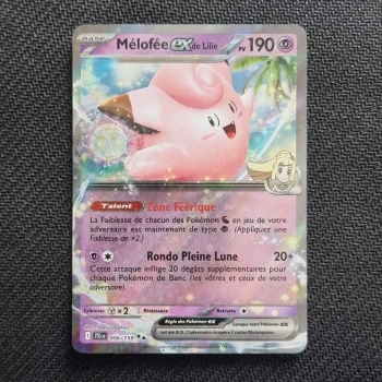 Carte pokemon Mélofée ex de Lilie 056/159 - EV09 - Aventures Ensemble (2025)