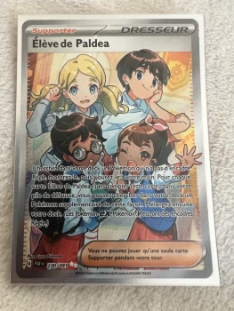 Carte Pokémon, supporter élève de Paldea prix carte Pokémon, élève de PAldea